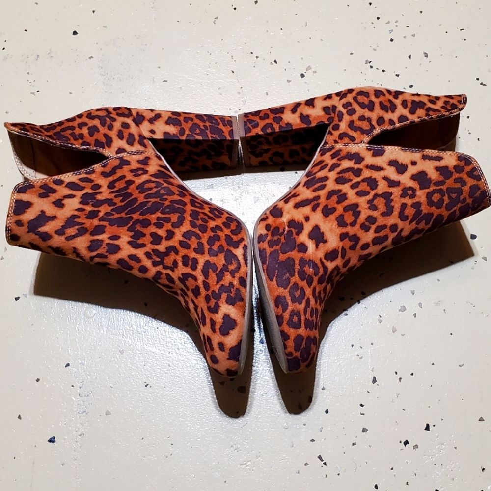 LANE BRIANT LEOPARD print Shoes Size 10W